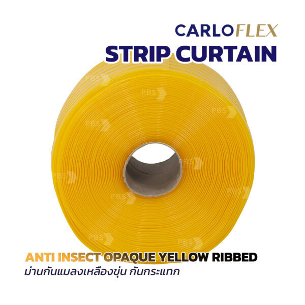 Anti Insect Yellow Opaque Ribbed 5