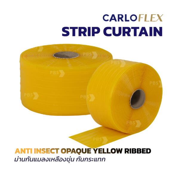 Anti Insect Yellow Opaque Ribbed 6
