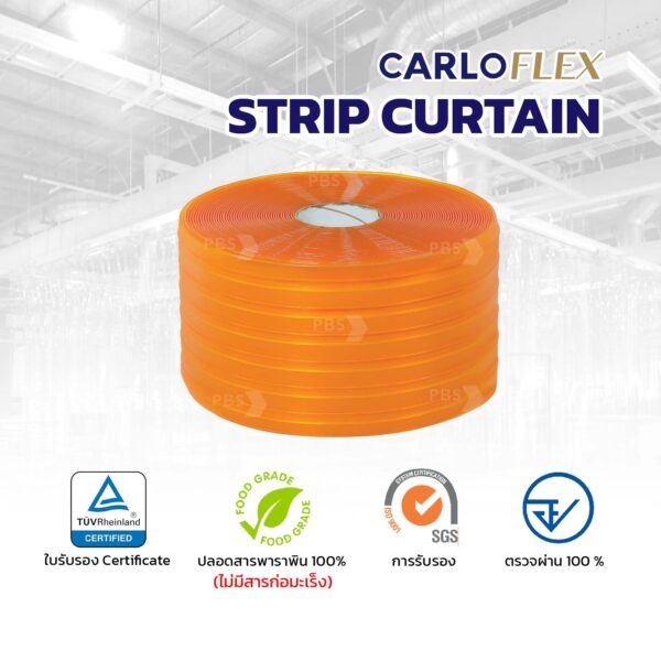 Anti Insect Orange Ribbed 4