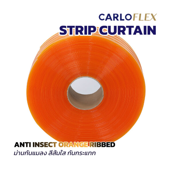 Anti Insect Orange Ribbed 5