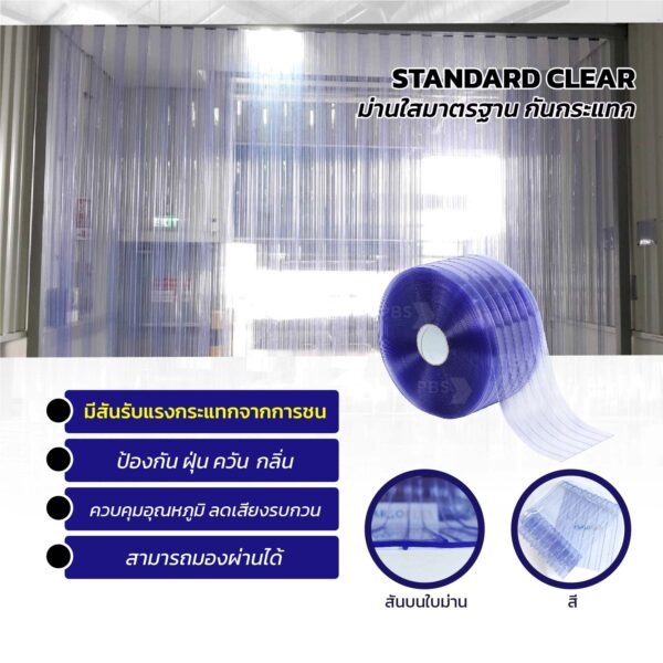 Standard Clear Ribbed 3