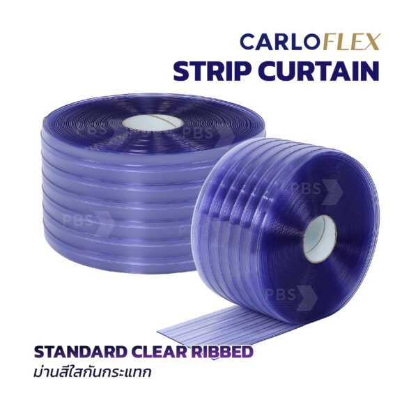 Standard Clear Ribbed 6