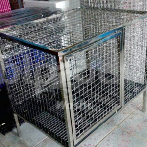 ลวดสานสแตนเลส ลวดหยักสาน ตะแกรงกรงนก กรงไก่ 02